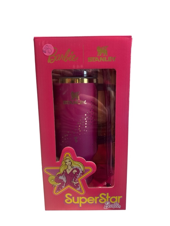 Stanley Other - Barbie Hot Pink Quencher H2.O Tumbler with Gold Accents